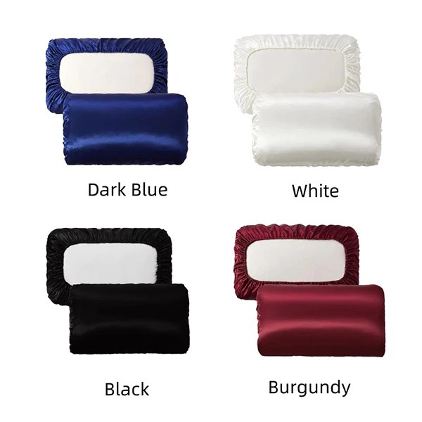 Memory Elastic Band silk satin pillowcase
